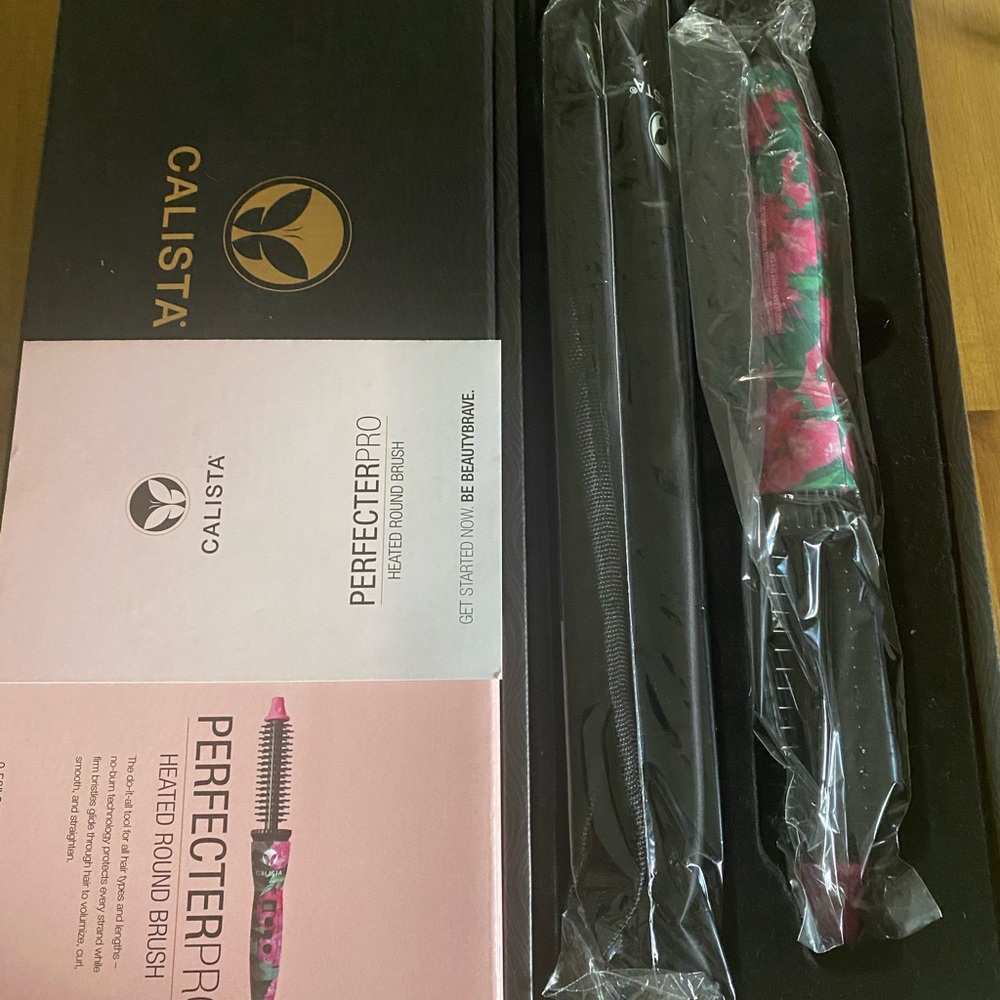 Calista perfect pro heated round brush. Rhododendron pattern - Picture 3 of 10